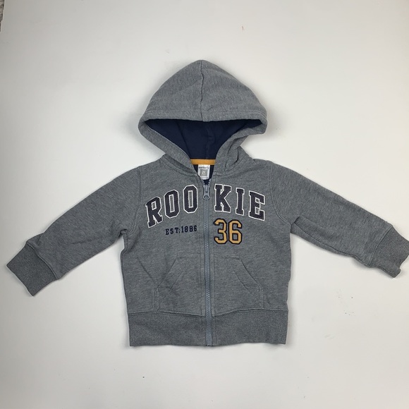 Carter’s 2t Gray Zip Up Hoodie Sweatshirt Jacket 2T - Picture 2 of 7